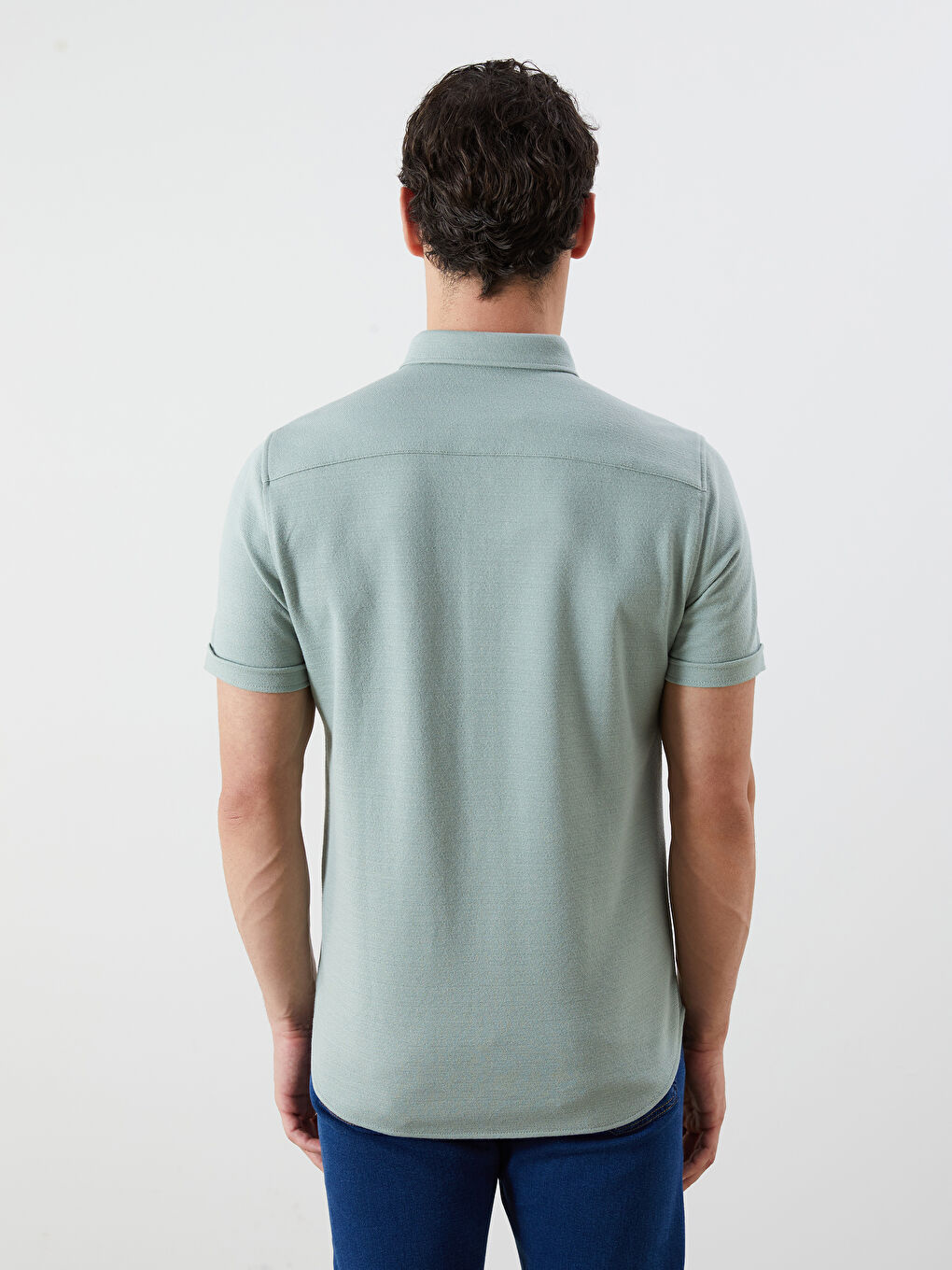 Regular Fit Short Sleeve Men's Shirt -S5JO85Z8-F62