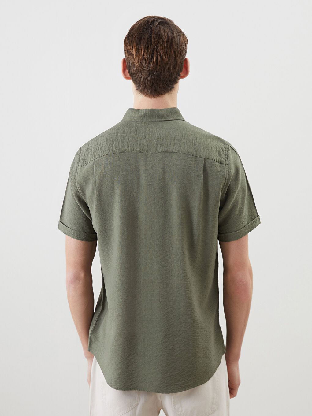 LCWAIKIKI Classic Regular Fit Dobby Pocket Men's Shirt -S5JO86Z8-Y00