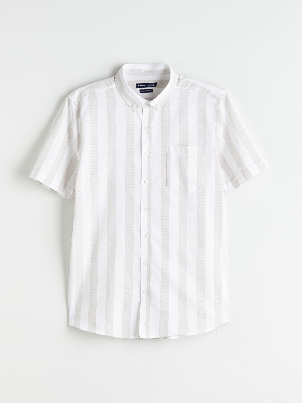 LCWAIKIKI Classic Regular Fit Dobby Pocket Men's Shirt -S5JO88Z8-LEA
