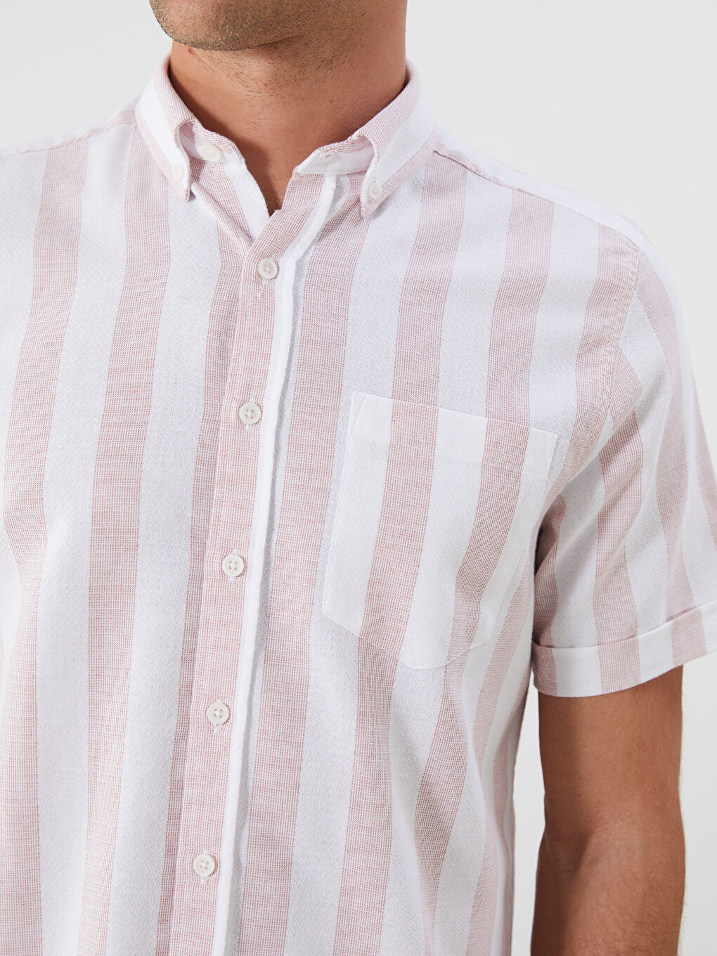 Mercan Regular Fit Armürlü Cepli Erkek Gömlek-2