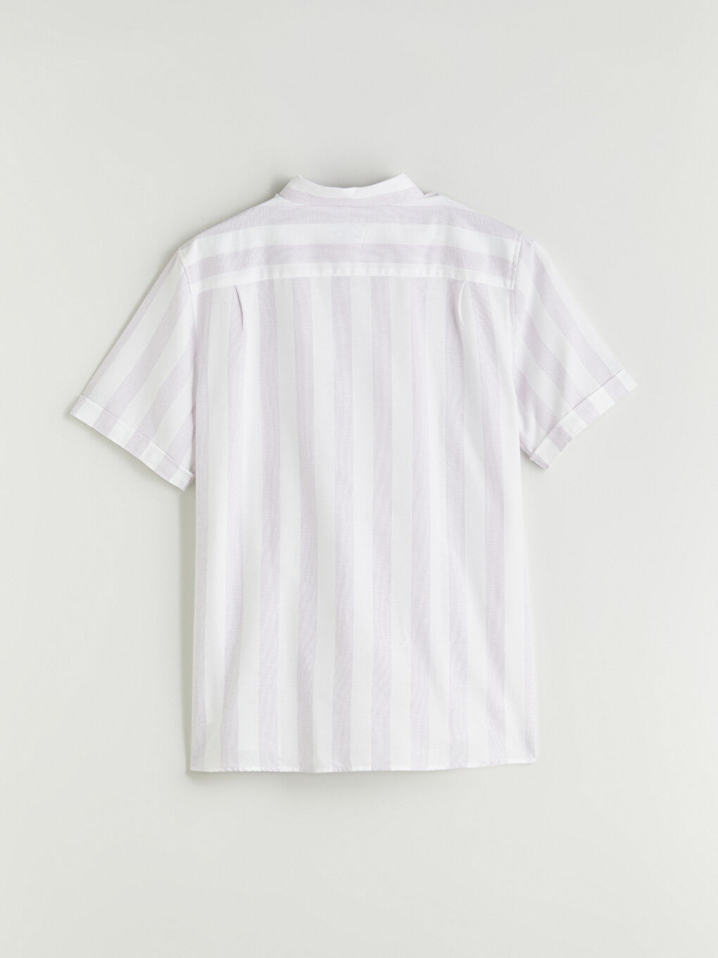 Lila Regular Fit Armürlü Cepli Erkek Gömlek-5