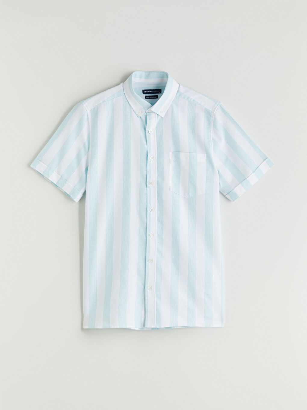 LCWAIKIKI Classic Regular Fit Dobby Pocket Men's Shirt -S5JO88Z8-LJN