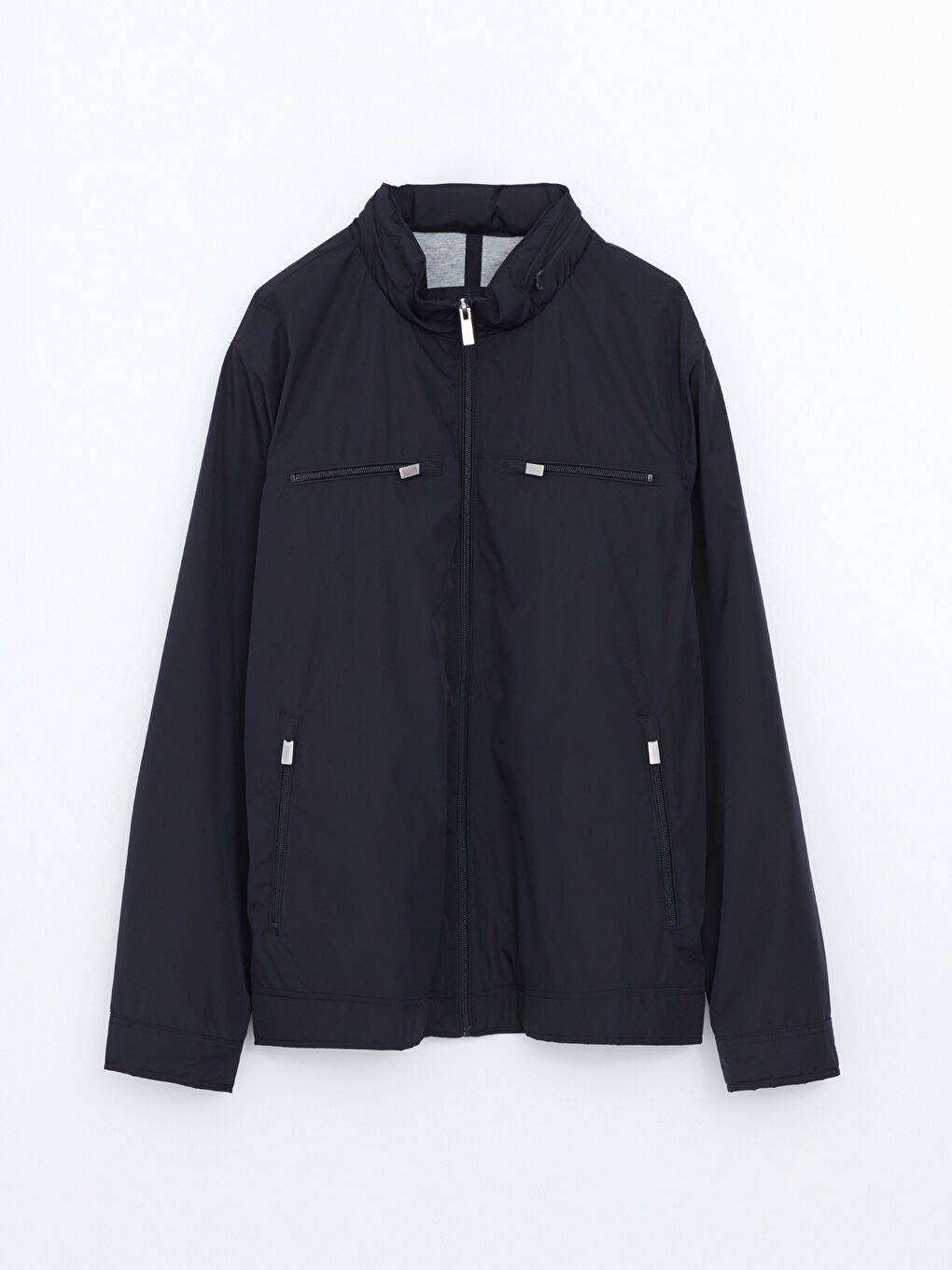 LCWAIKIKI Classic Standard Fit Funnel Neck Men's Thin Coat -W51194Z8-RFD