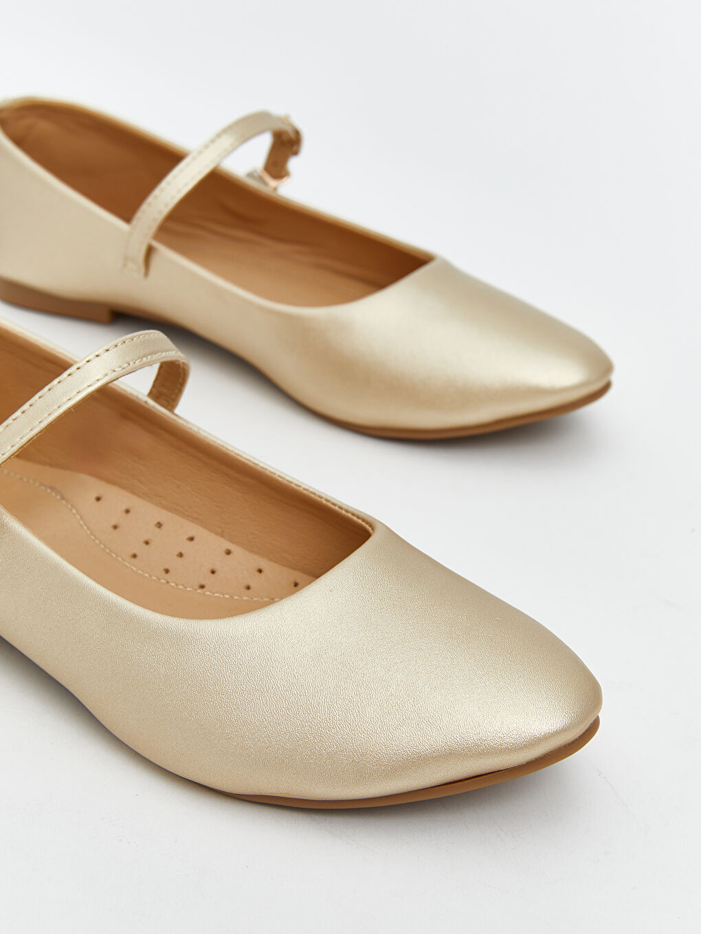 Faux Leather Women's Ballet Flats-2