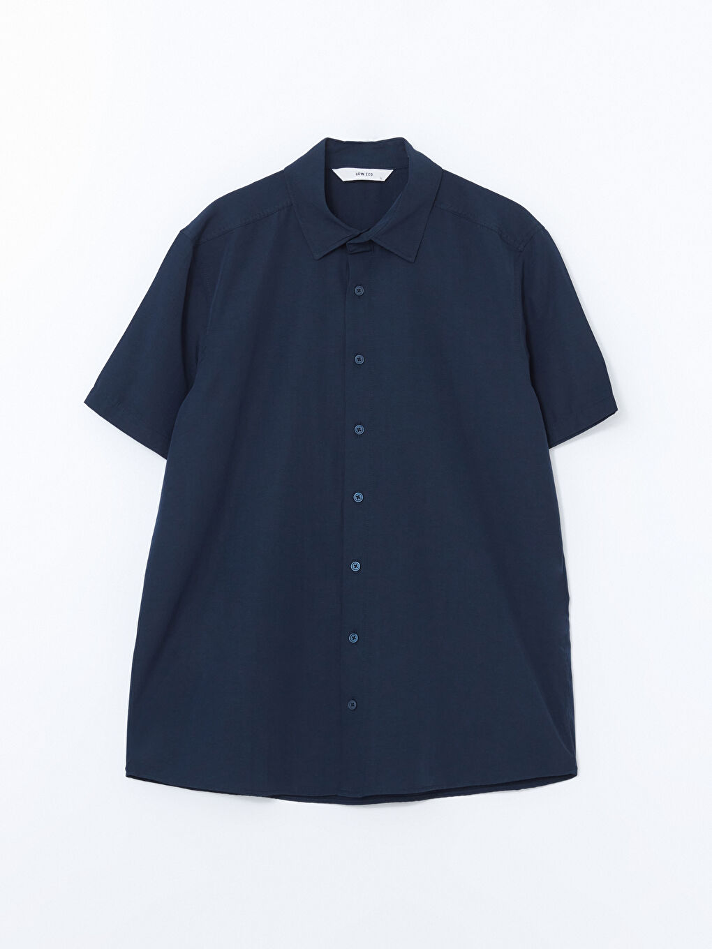 Regular Fit Short Sleeve Poplin Men's Shirt -S5JQ67Z8-HNG