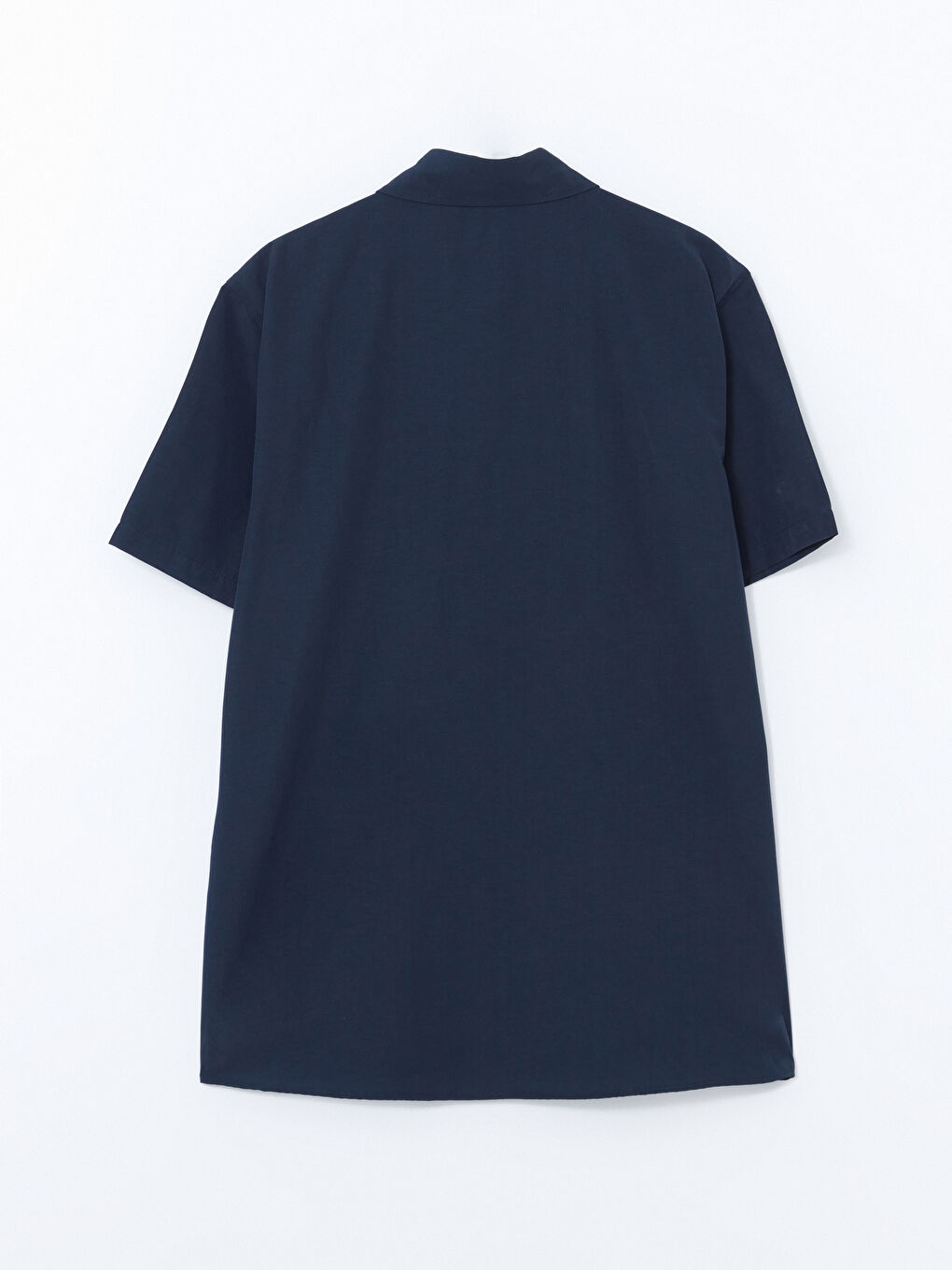 Regular Fit Short Sleeve Poplin Men's Shirt -S5JQ67Z8-HNG
