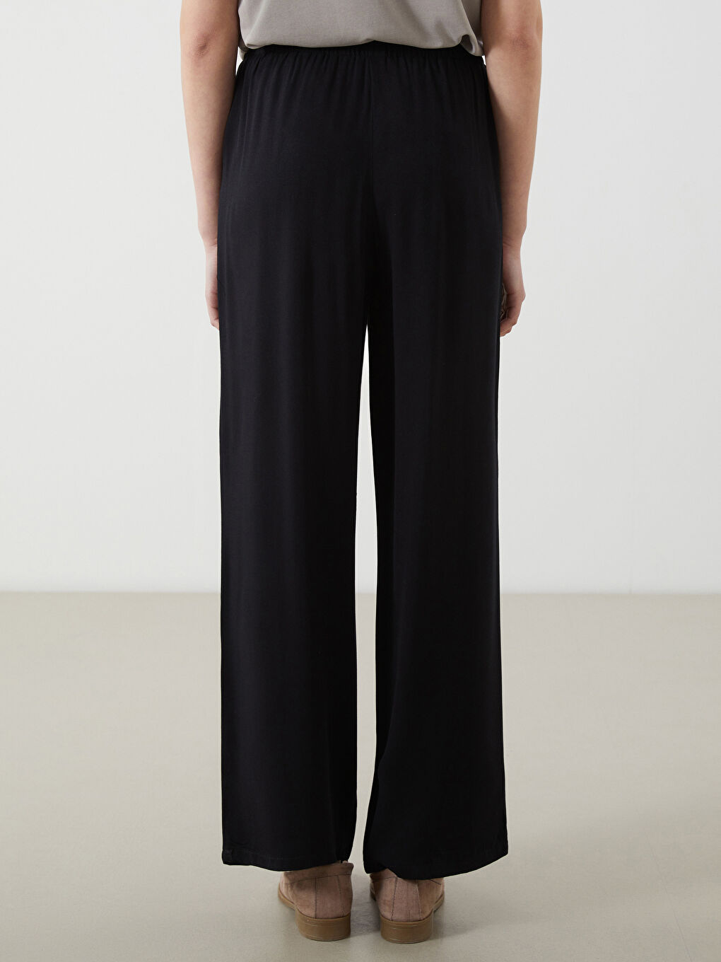 Elasticated Waist Women's Trousers -S5JQ74Z8-CVL