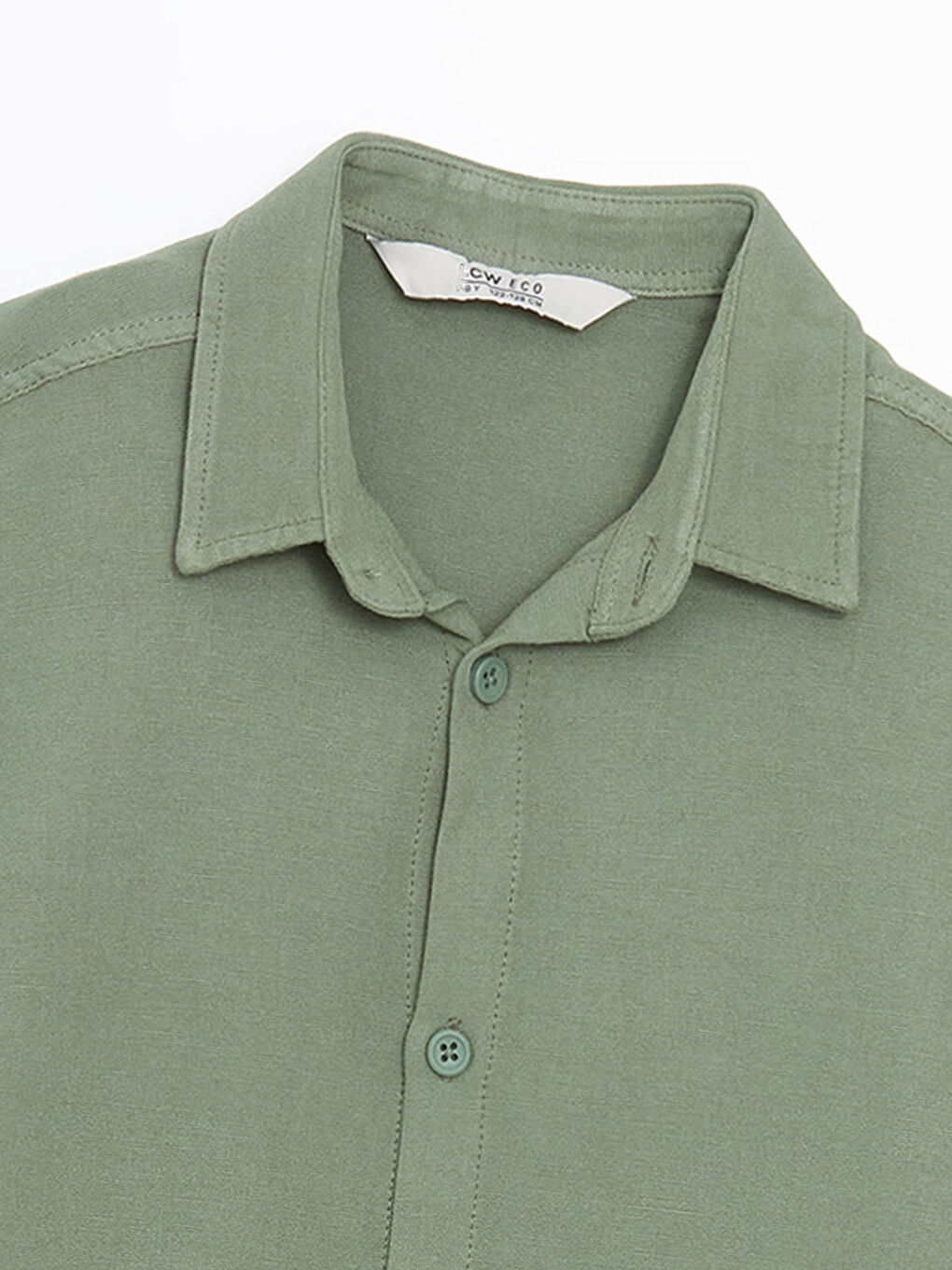 Yeşil Basic Erkek Çocuk Gömlek-2