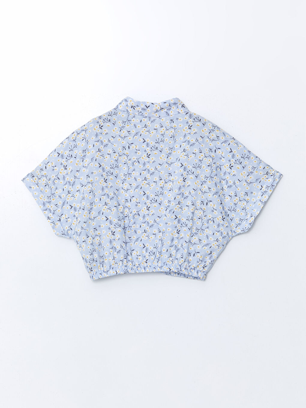 Floral Girl's Crop Blouse -S5JR12Z4-LQQ