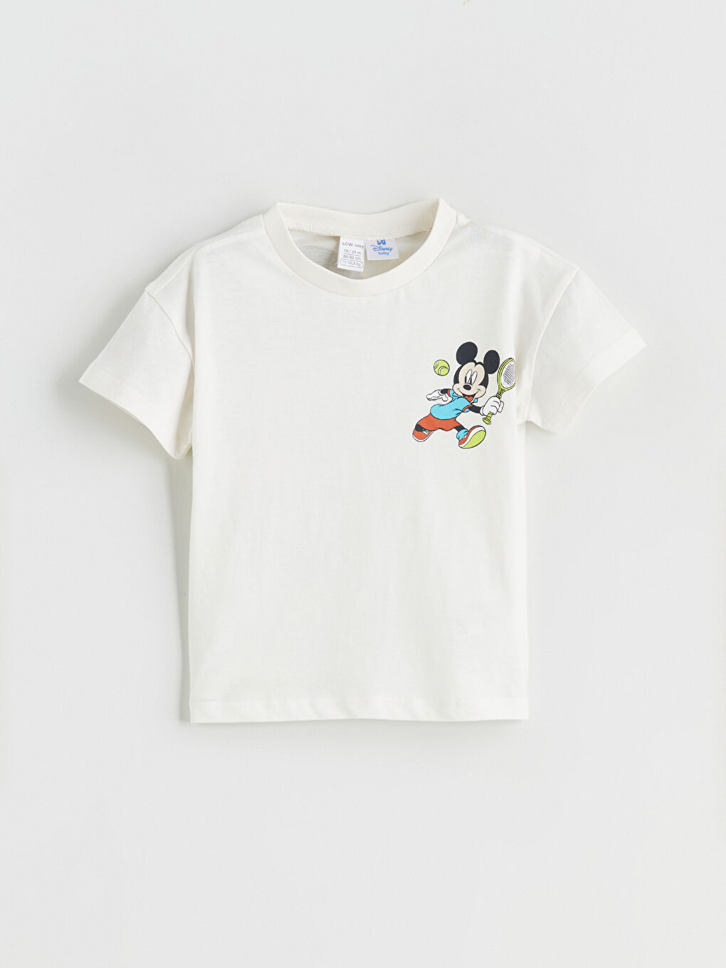 LCW baby Mickey Mouse Printed Baby Boys' T-Shirt and Shorts 2 Pack -S5JR13Z1-FSQ