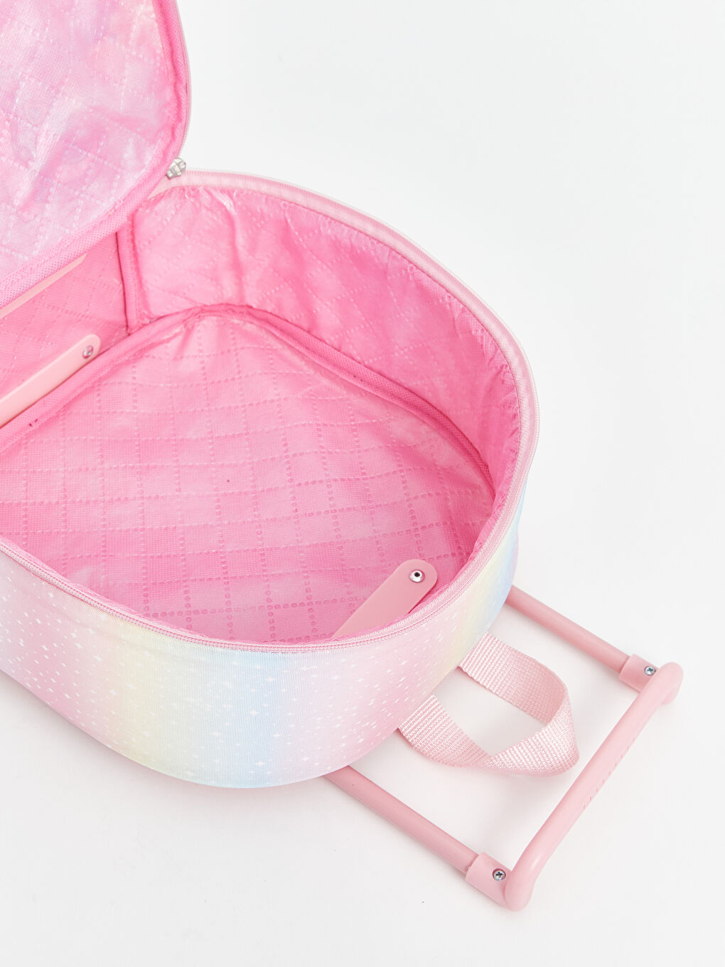 LCW ACCESSORIES Pembe Baskılı Kız Çocuk Çekçekli Çanta - 3