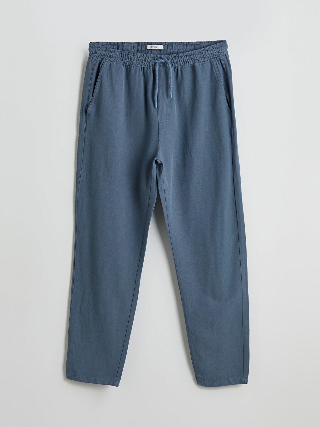 İndigo Standart Kalıp Poplin Erkek Pantolon-4