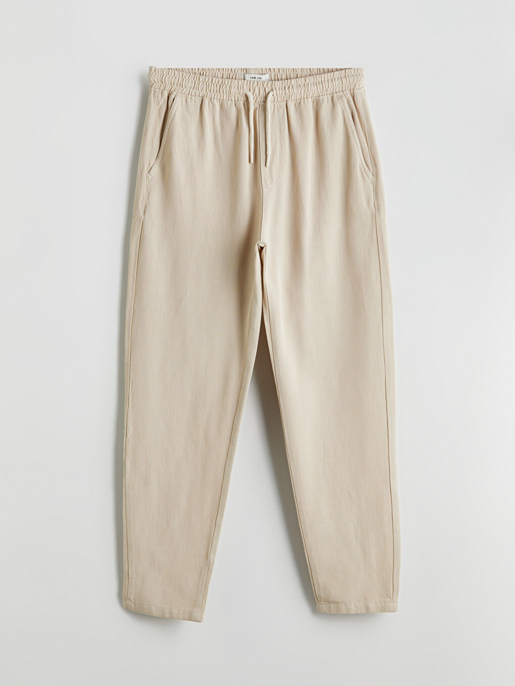 Gri Standart Kalıp Poplin Erkek Pantolon-4