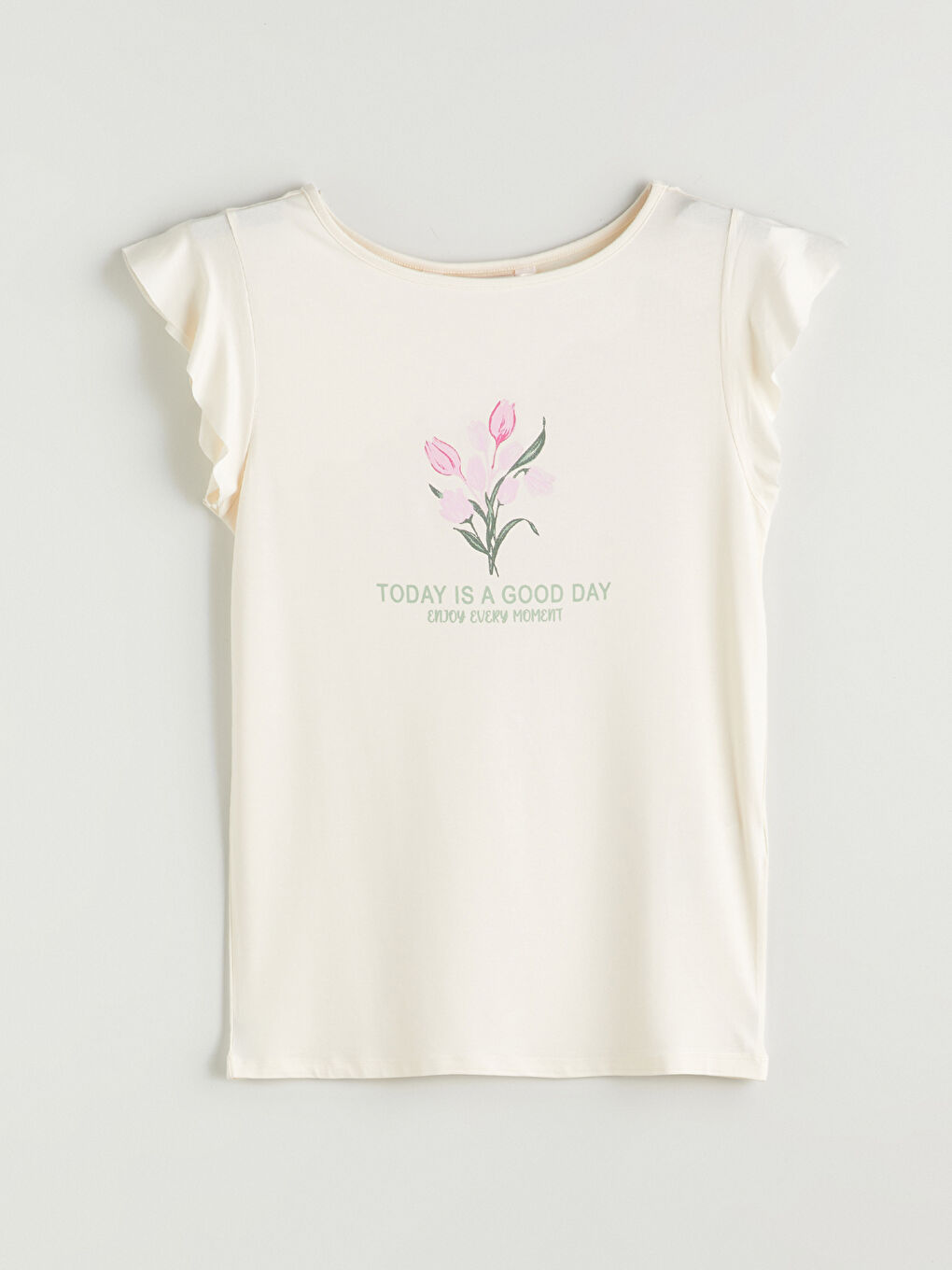 Crew Neck Printed Women's Pyjama Set -S5JR22Z8-QY8