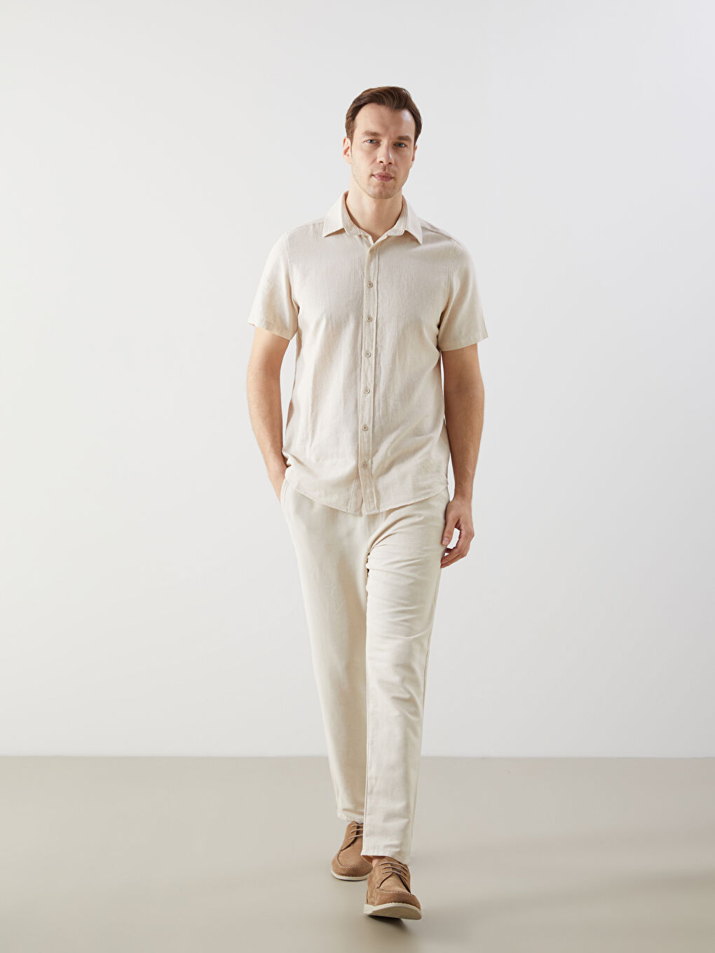 Standard Fit Men's Trousers -S5JR25Z8-FWZ