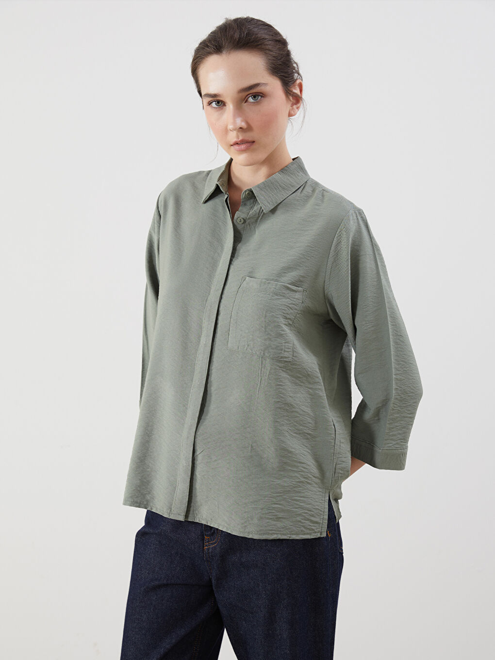 Loose Fit Women Shirt -S5JR27Z8-GDK