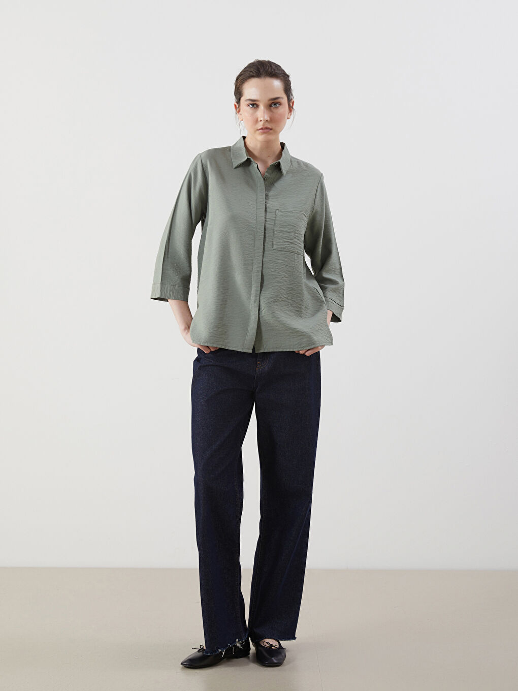 Loose Fit Women Shirt -S5JR27Z8-GDK