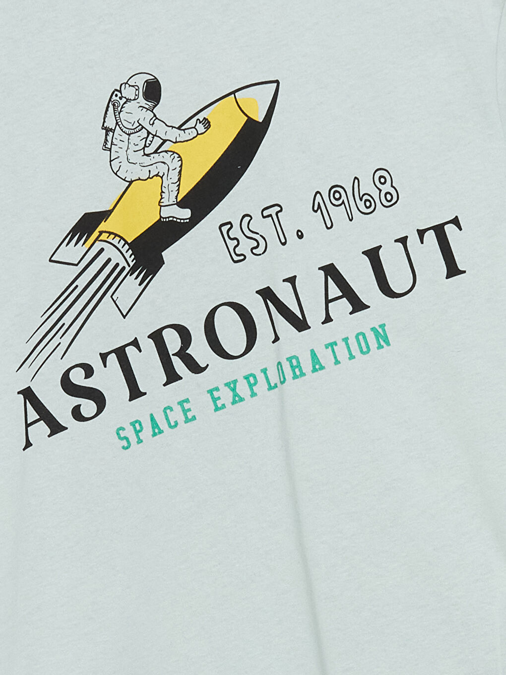 Crew Neck Printed Boy's T-Shirt -S5JR43Z4-G2E