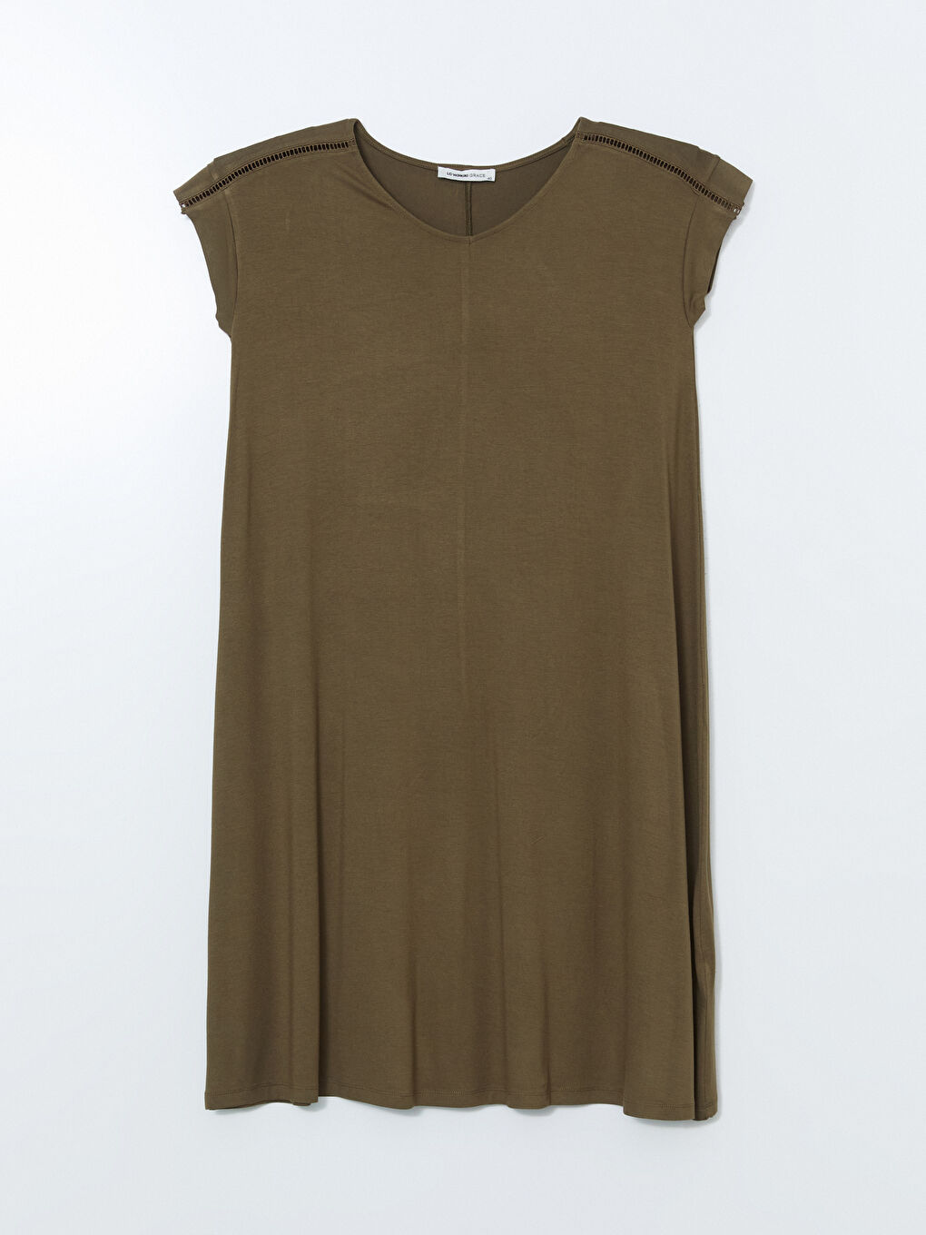 V Neck Women's Dress -S5JR46Z8-HEE