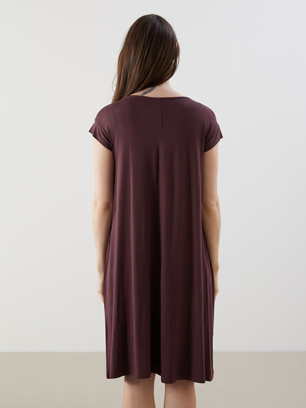 V Neck Women's Dress -S5JR46Z8-HHD