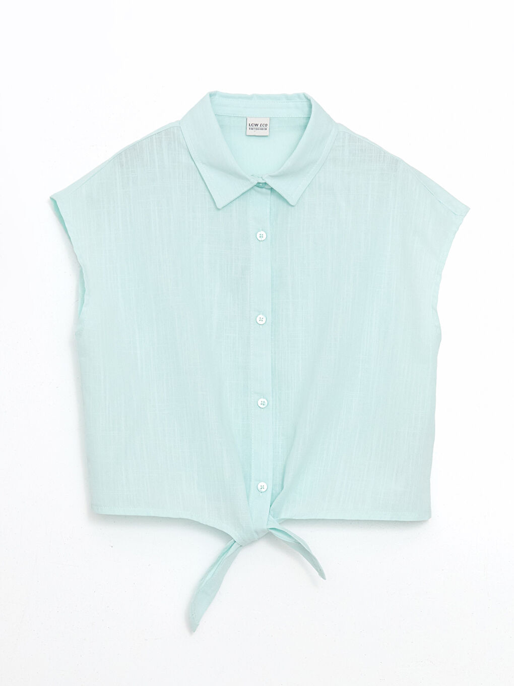 Basic Girl’S Crop Shirt -S5JR81Z4-KXU