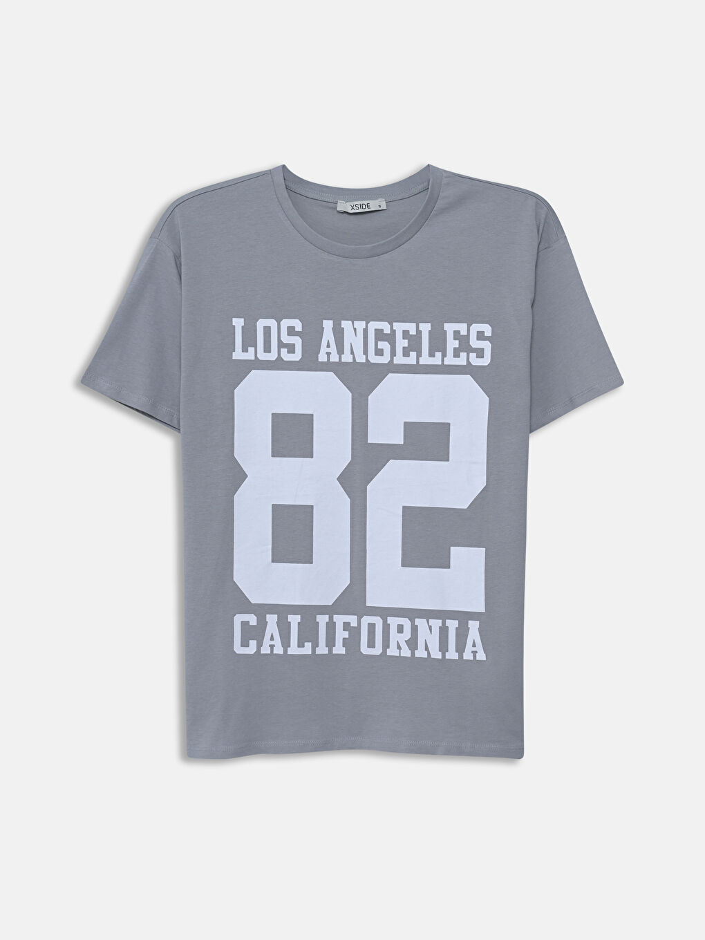 XSIDE Crew Neck Los Angeles Printed Women's T-Shirt -S5JR87Z8-Z2Y