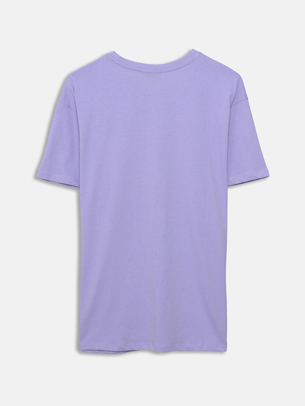 Crew Neck Printed Short Sleeve Oversize Women's T-Shirt-1