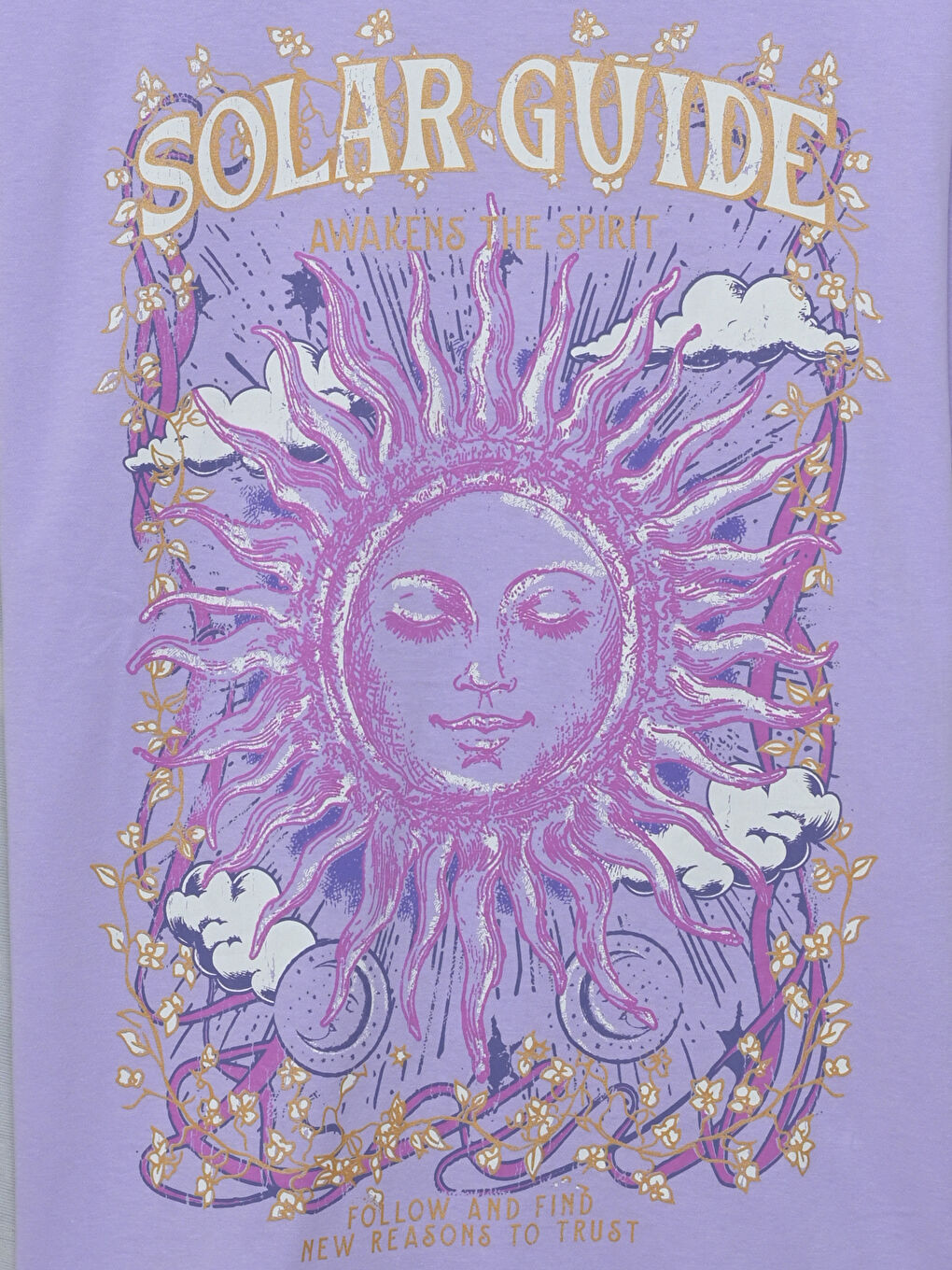 Crew Neck Printed Short Sleeve Oversize Women's T-Shirt-2