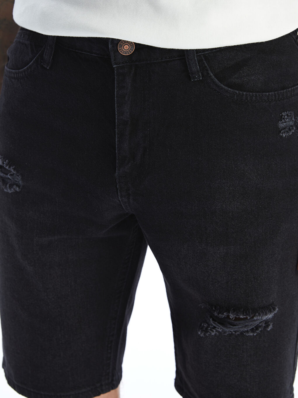 Standard Fit Men's Jean Shorts -S5JS01Z8-326