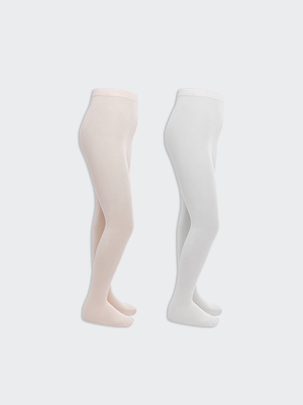 LCW Kids Basic Girls' Tights 2 Pack -W51502Z4-KFG