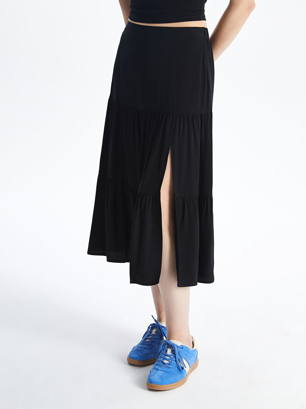 Elasticated Waist Layered Skirt -S5JS22Z8-CVL