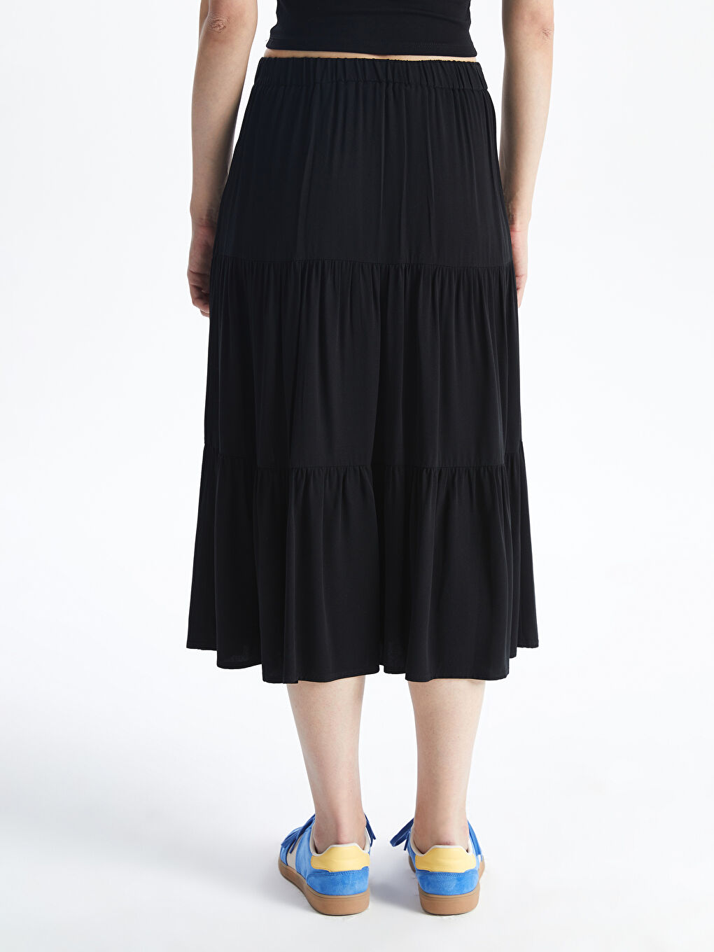 Elasticated Waist Layered Skirt -S5JS22Z8-CVL