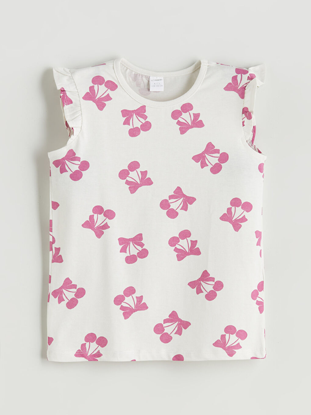 Crew Neck Printed Girls Blouse 2 Pack-2