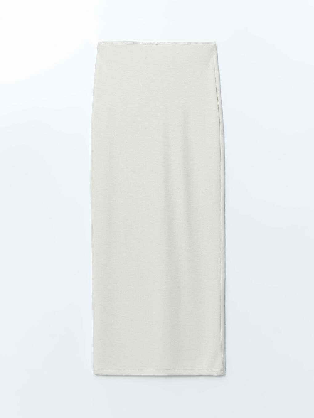 Bej Ekstra Dar Fit Kadın Etek-4