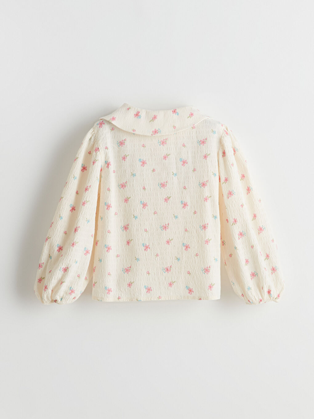Peter Pan Collar Flower Girl’S Shirt -S5JS50Z1-LRA