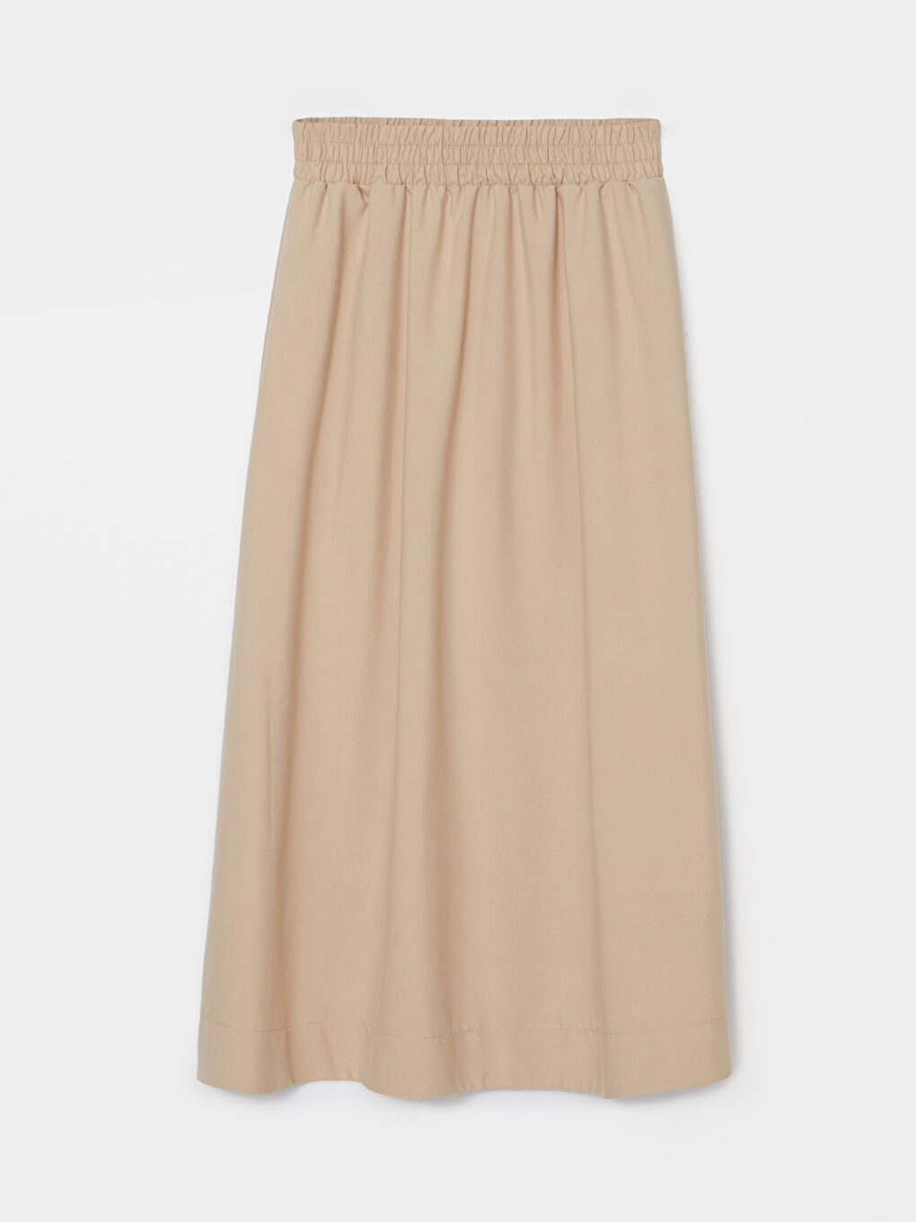 Elastic Waist Poplin Women'S Skirt -S5JS58Z8-CZB