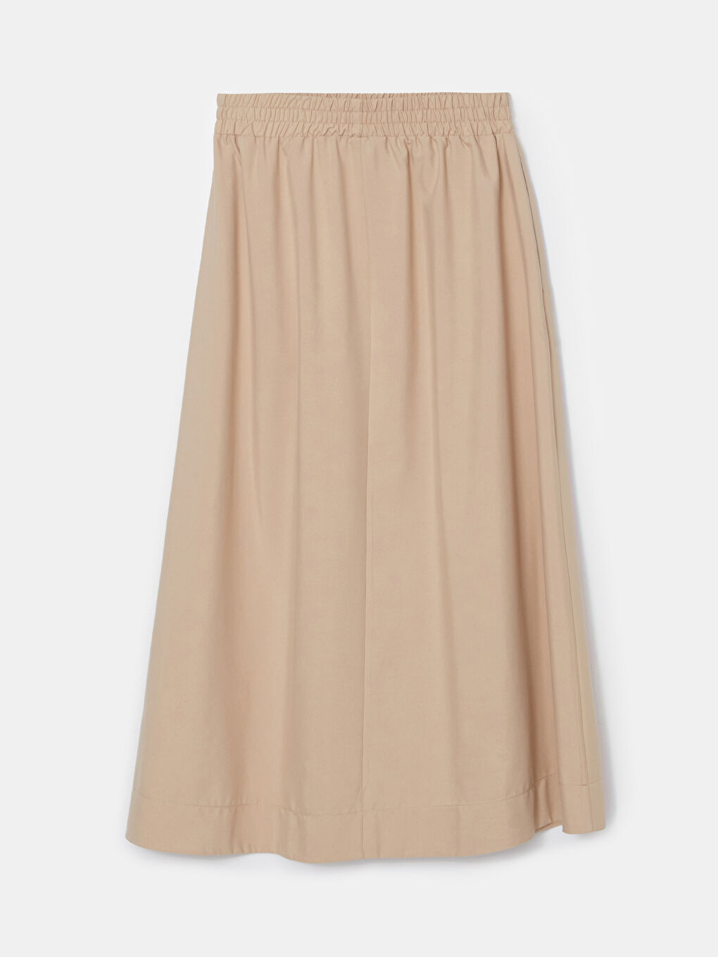 Elastic Waist Poplin Women'S Skirt -S5JS58Z8-CZB