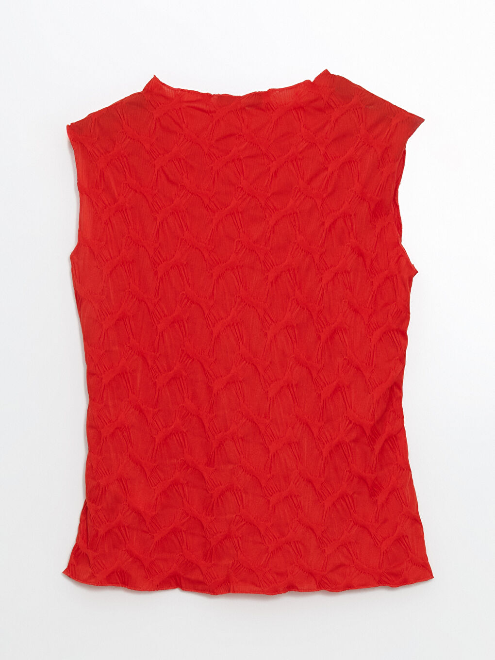 Crew Neck Textured Women's Tank Top -S5JS70Z8-HBP