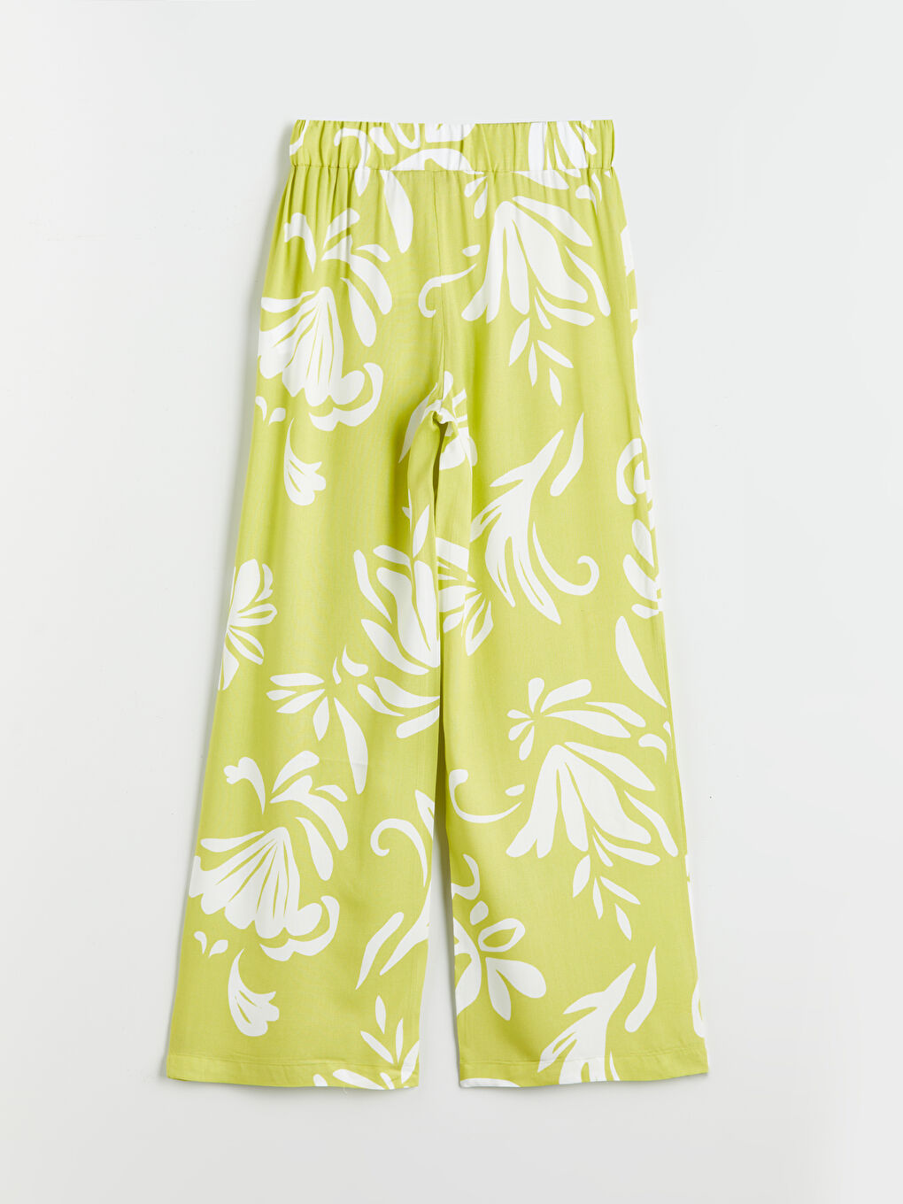 Elasticated Waist Patterned Women's Trousers -S5JS77Z8-LRR