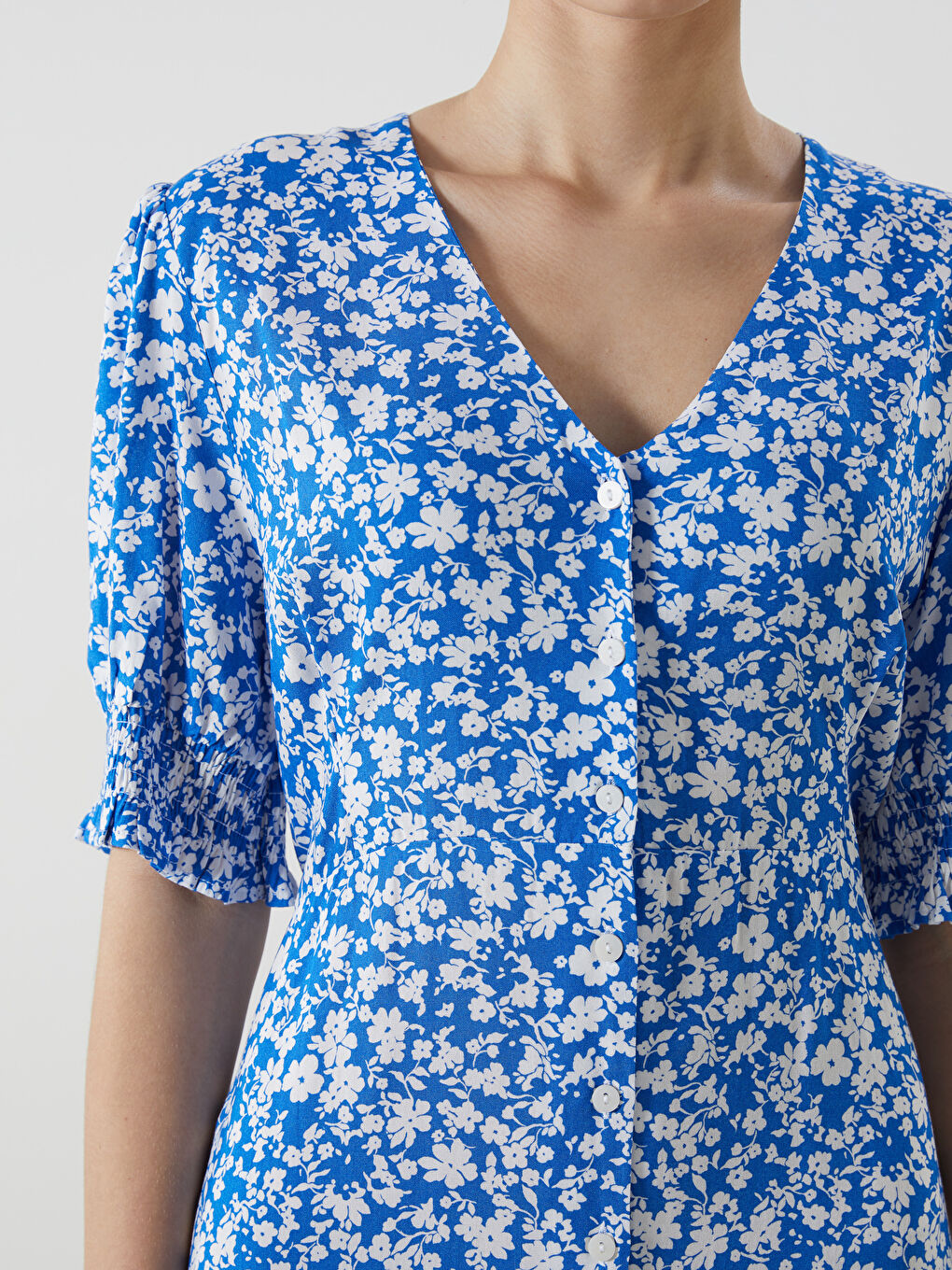 Woman BLUE Shirt Dress -S5JS78Z8-LQQ