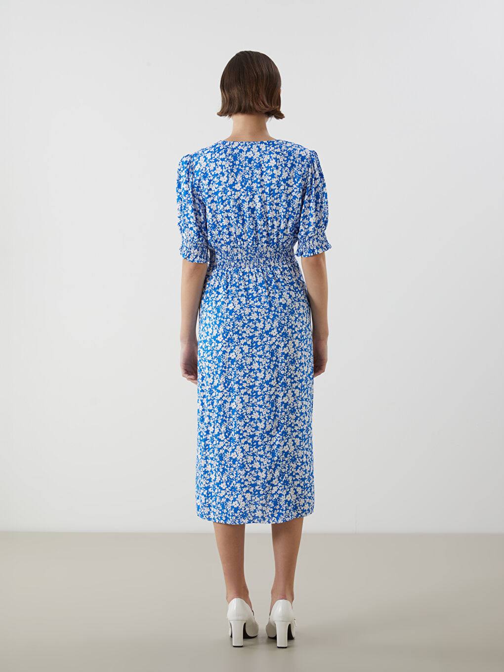 Woman BLUE Shirt Dress -S5JS78Z8-LQQ
