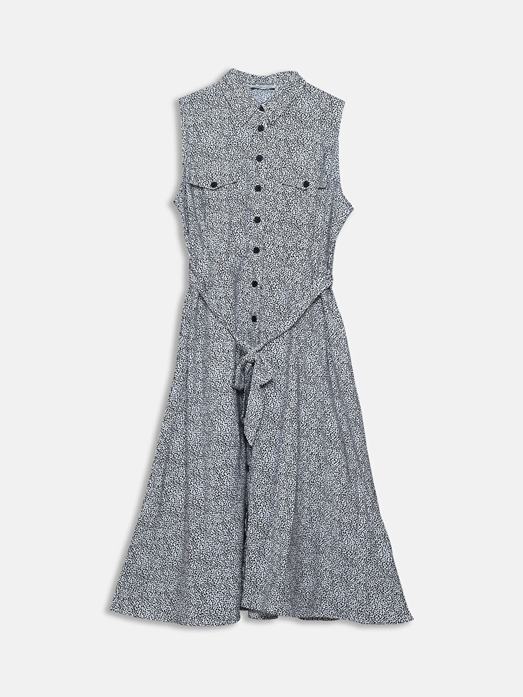 LCWAIKIKI Classic Patterned Shirt Dress -S5JS83Z8-LRA