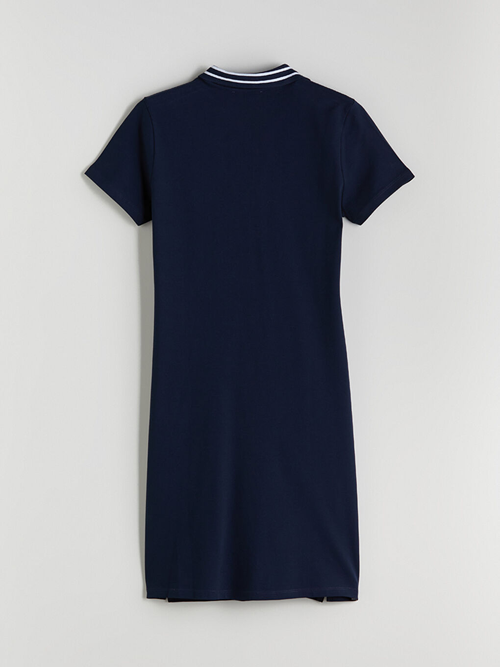 LCWAIKIKI Classic Polo Neck A-Line Pique Dress -S5JS87Z8-DWP