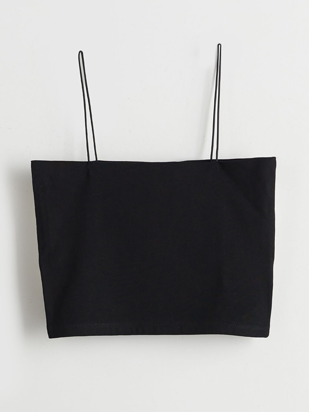 Square Collar Strappy Crop-4