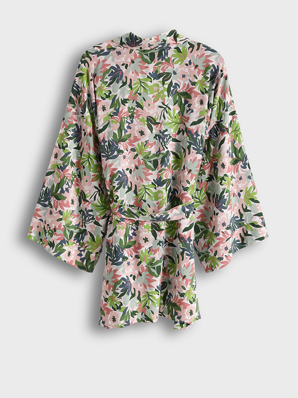 Shawl Collar Women's Kimono-1