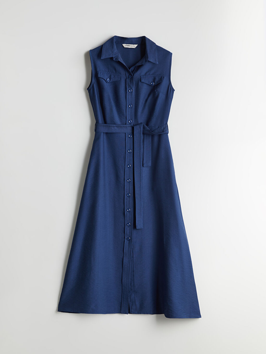 Belted Shirt Dress -S5JT13Z8-HSD