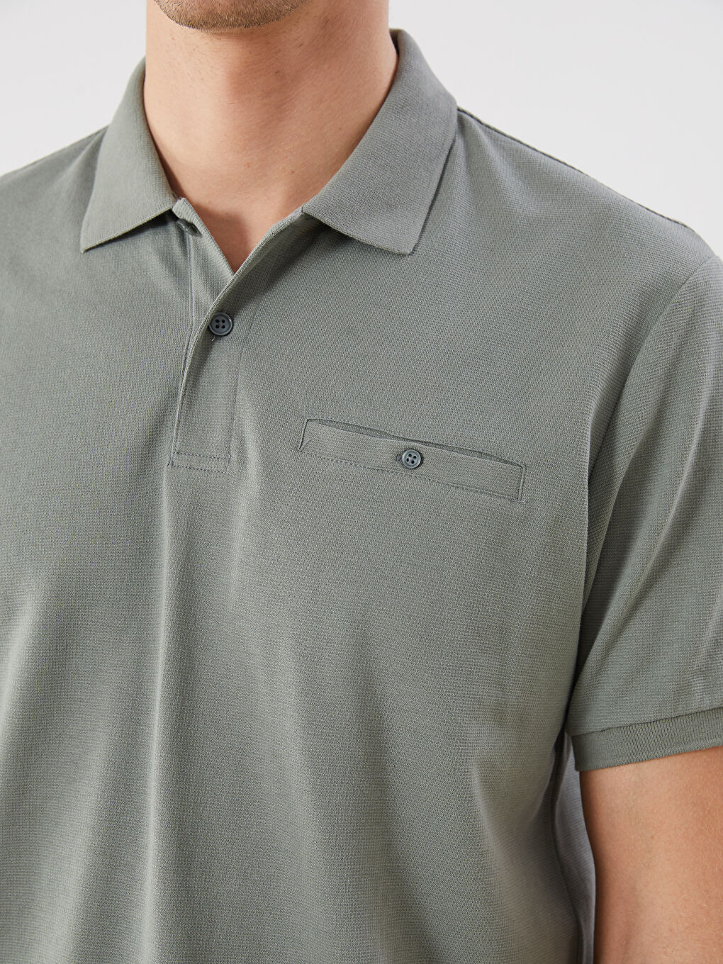 LCWAIKIKI Classic Men's Polo Neck T-Shirt -S5JT24Z8-YNY