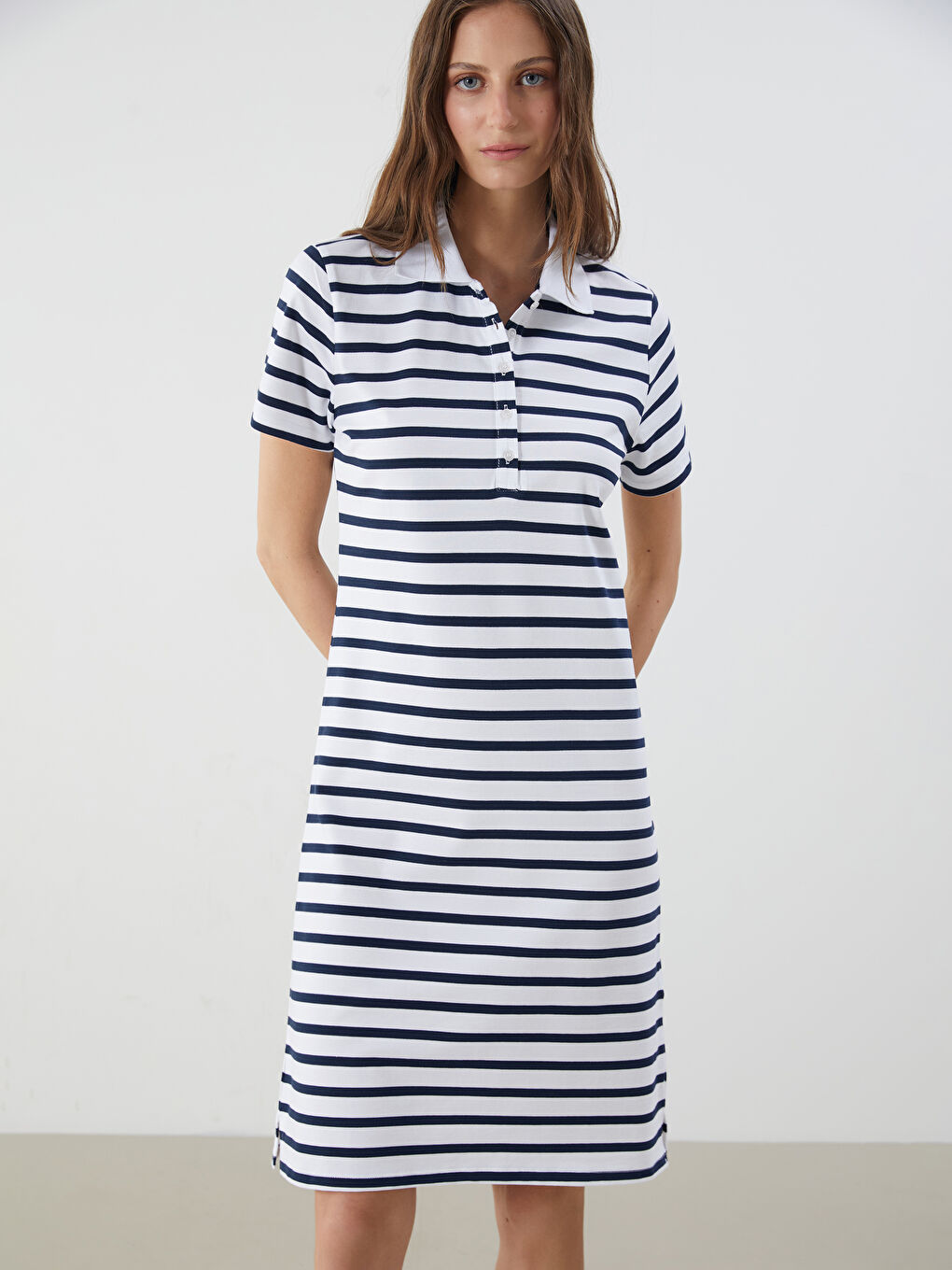 LCWAIKIKI Classic Woman NAVY Dress -S5JT25Z8-LGS