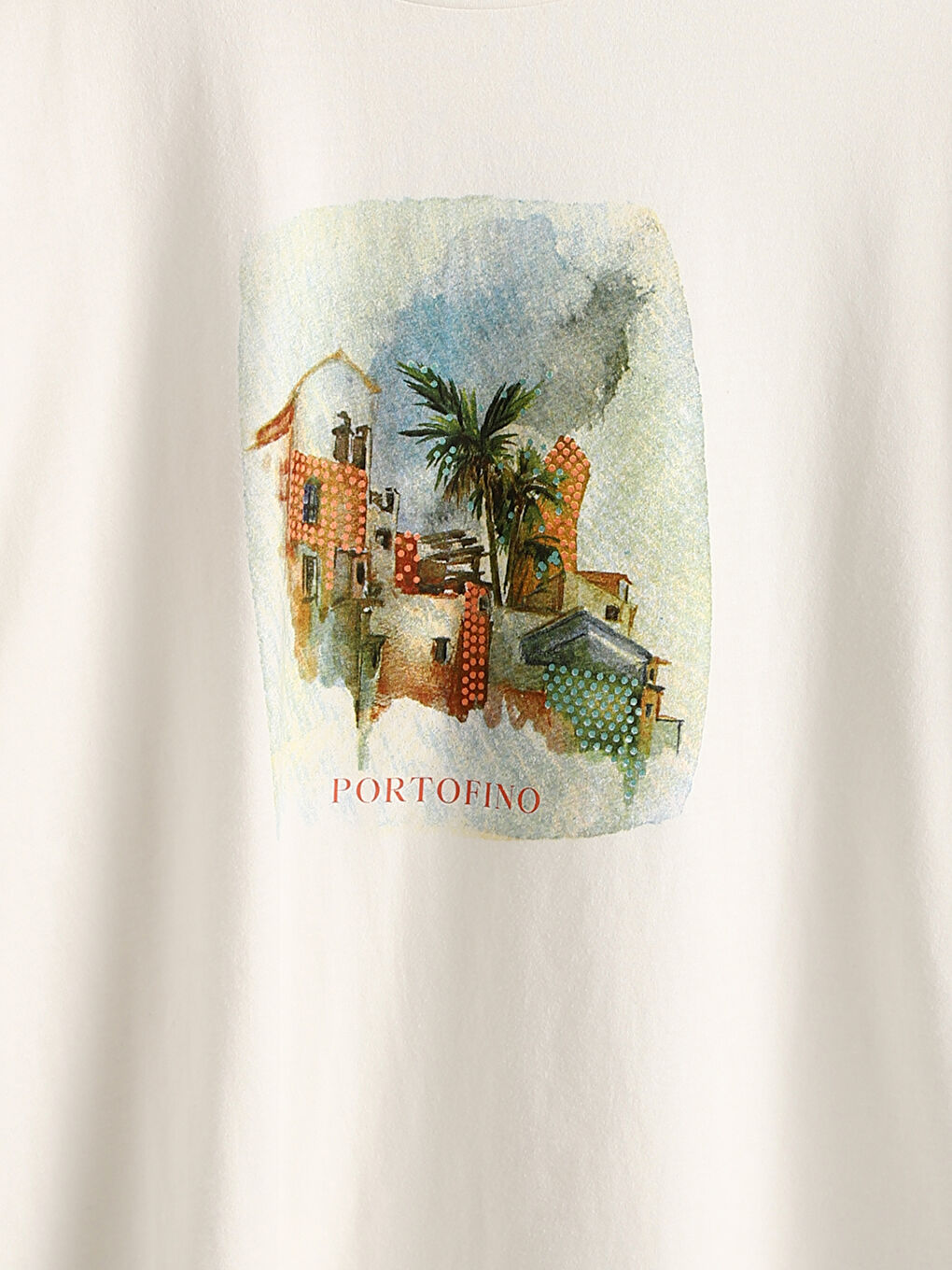 Crew Neck Printed Women's T-Shirt -S5JT27Z8-FEW