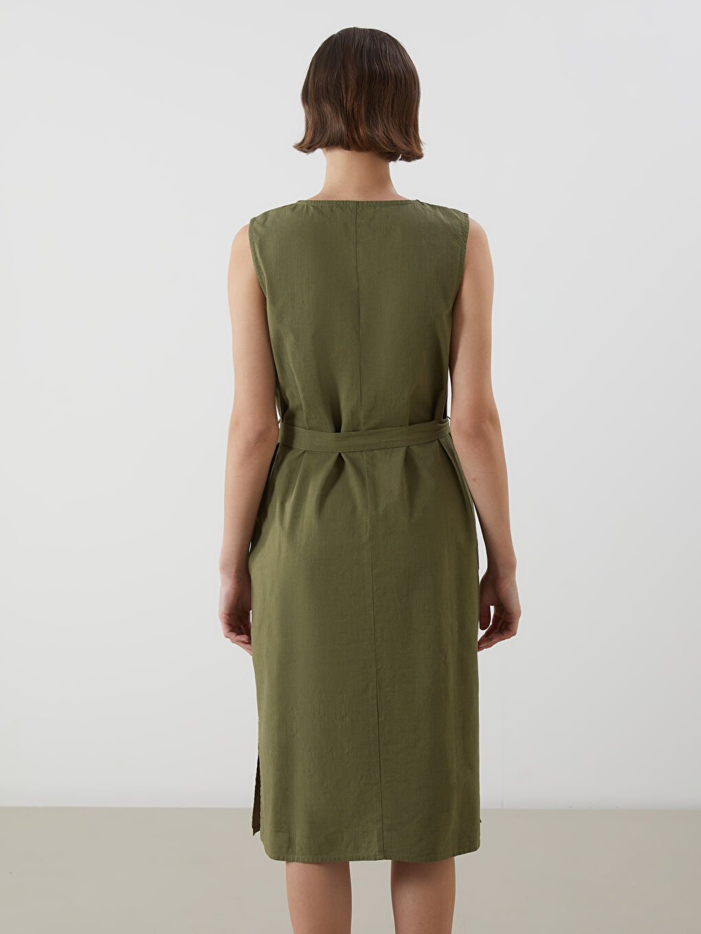 LCWAIKIKI Classic Woman KHAKI Dress -S5JT77Z8-GYA